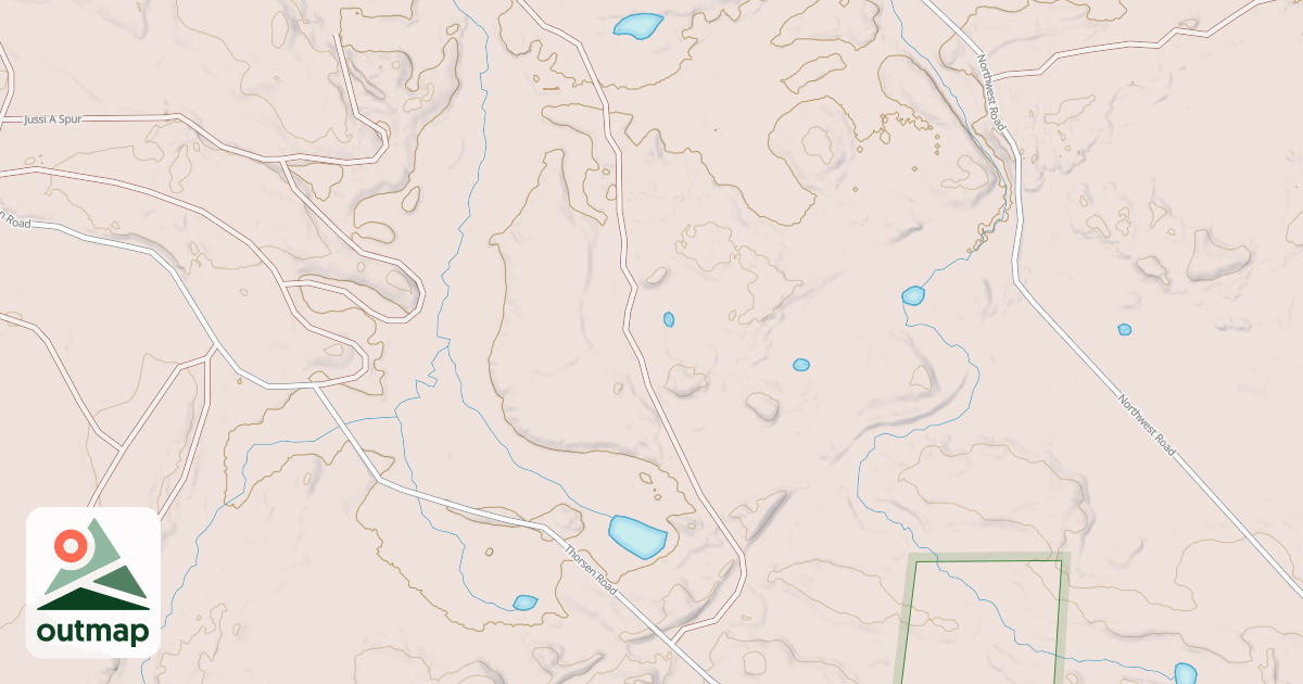 Map of JACKPINE SPUR K