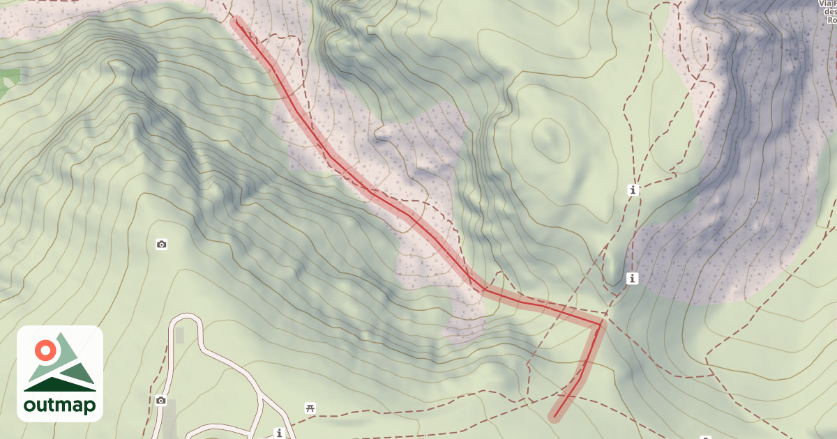 Map of Couloir de Casserousse