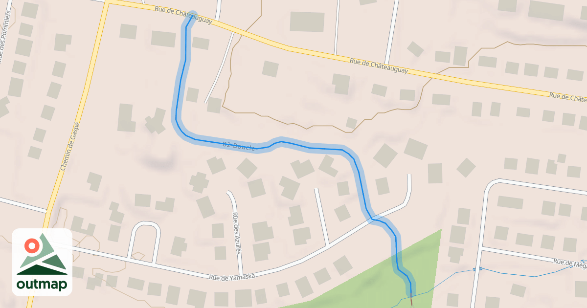 Map of B2 Boucle