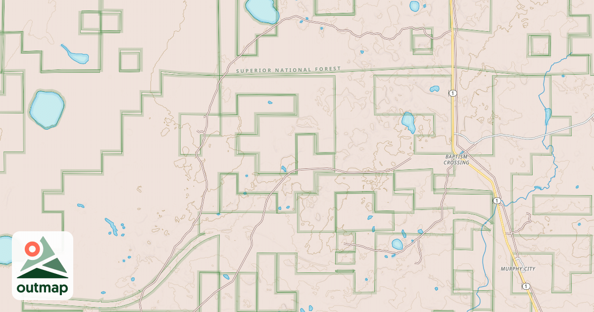 Map of CLOQUET LAKE