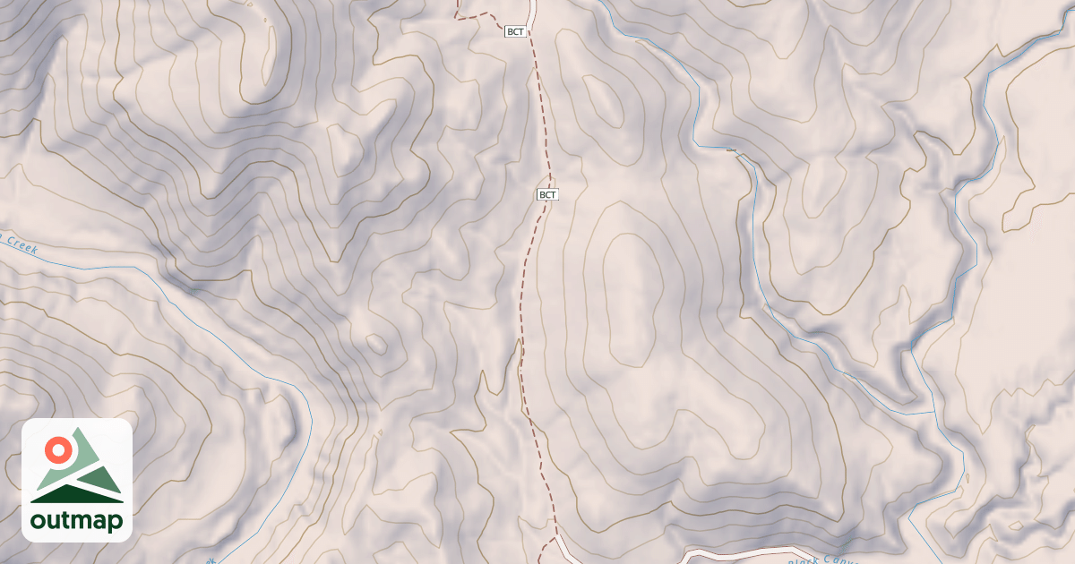 Map of Black Canyon Trail