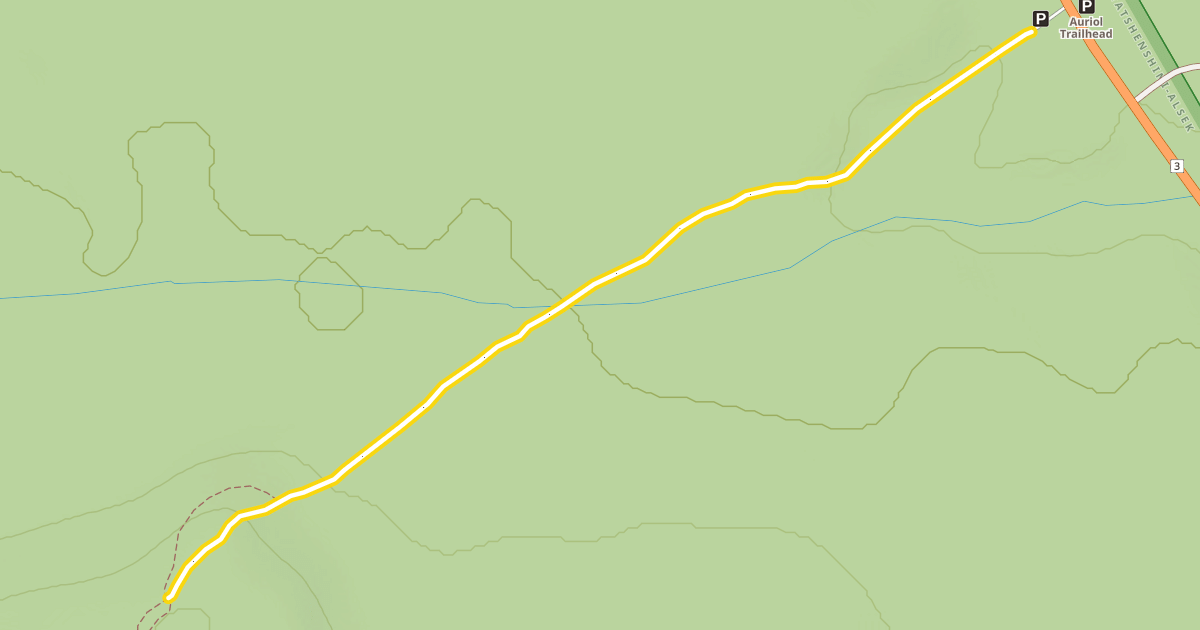 Map preview of Auriol Trail
