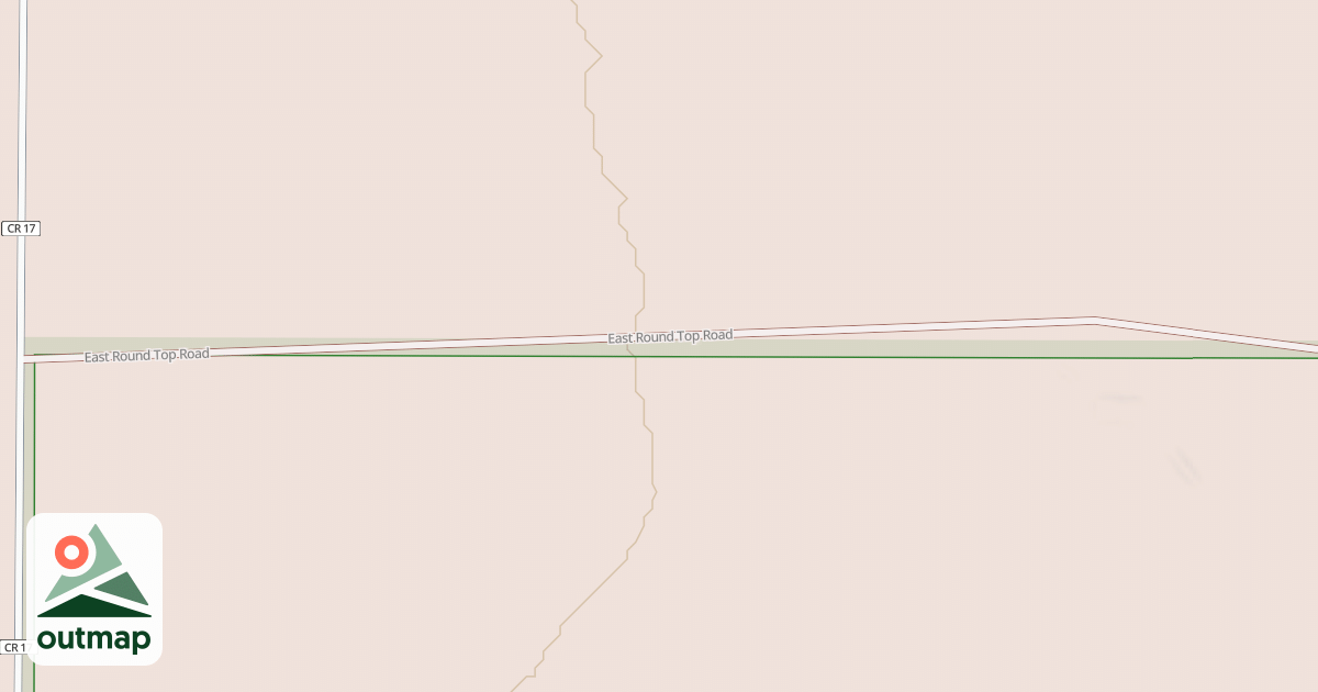 Map of EAST ROUND TOP