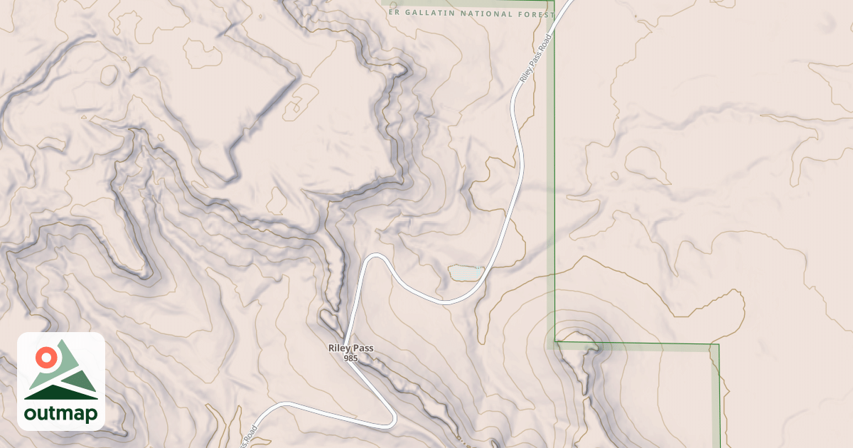 Map of RILEY PASS