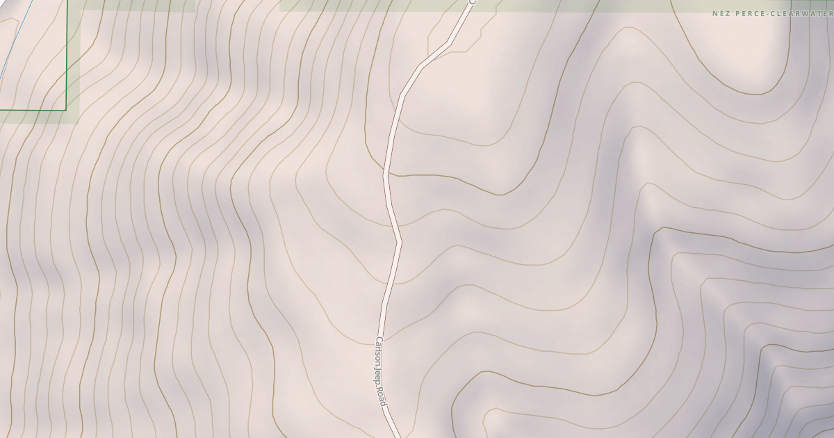 Map preview of CARLSON JEEP ROAD