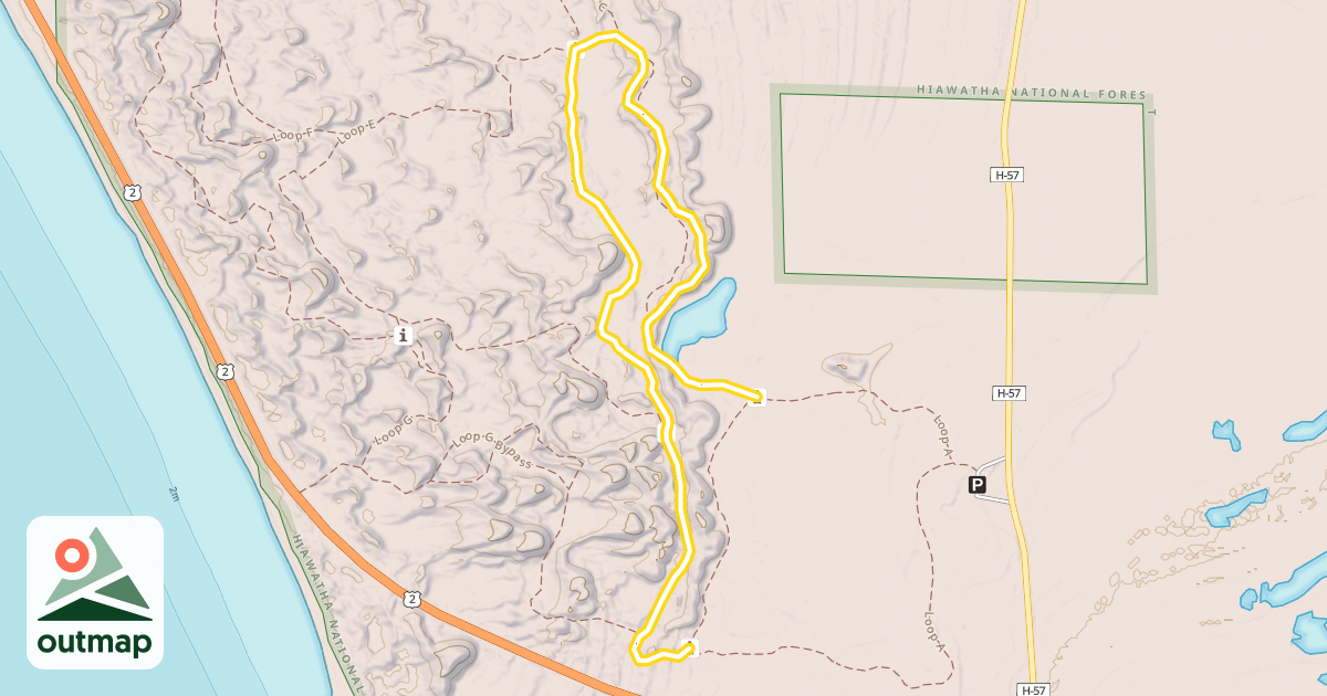 Map of Loop B