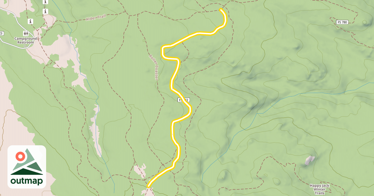 Map of Lower UW Trail