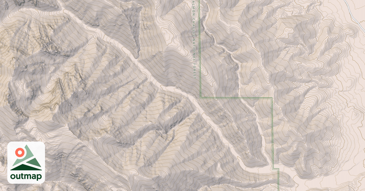 Map of CABIN FORK