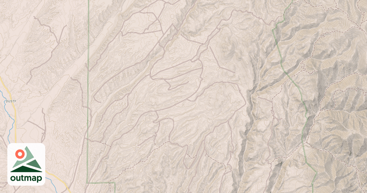 Map of POST CANYON