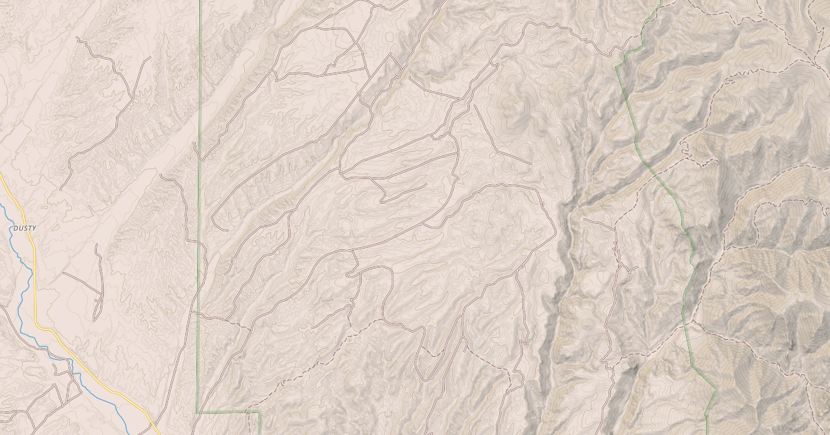Map preview of POST CANYON