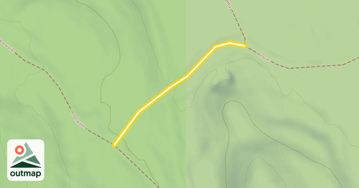 Map of Beaver
