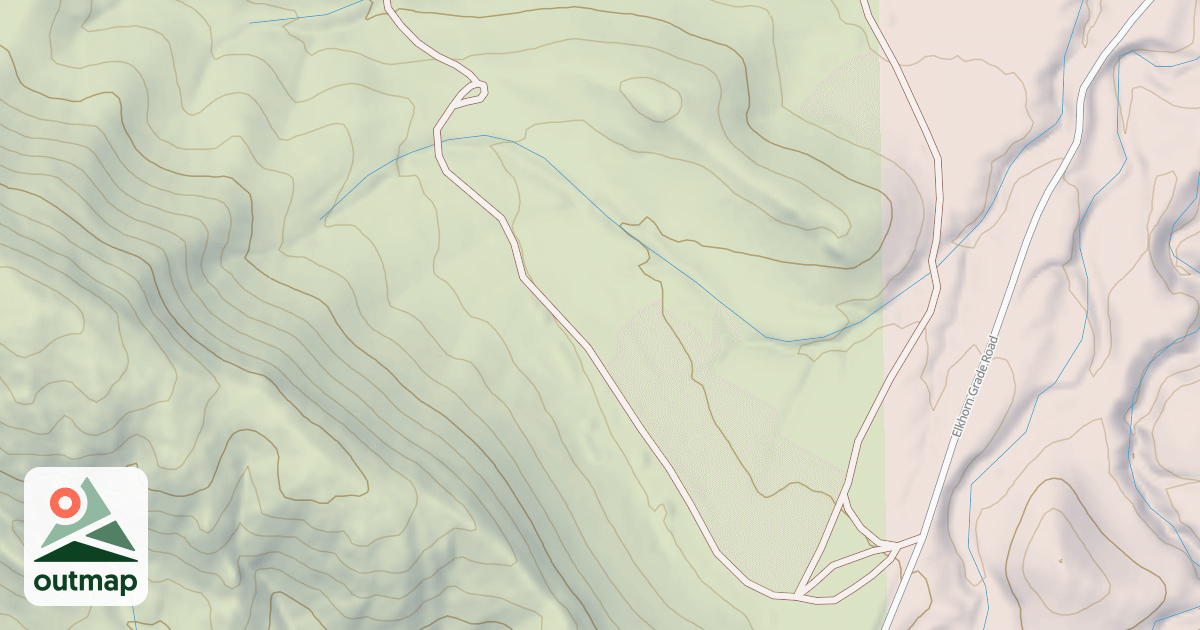 Map of 16052: Bitterwater Creek  Spur 00.0  Seg 1
