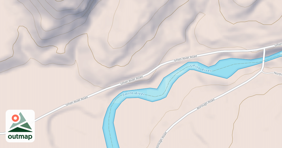 Map of Smith River Rd