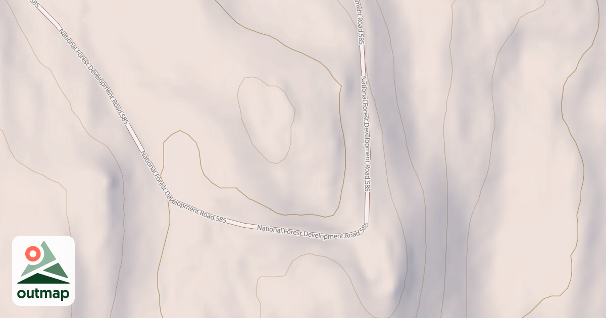 Map of USFS Motor Vehicle Use Map Roads {4AE4D7C7-0638-4B5B-B934-FBA4530EA498}