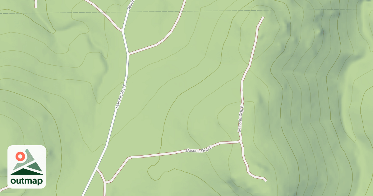 Map of MASONIC DISP 5