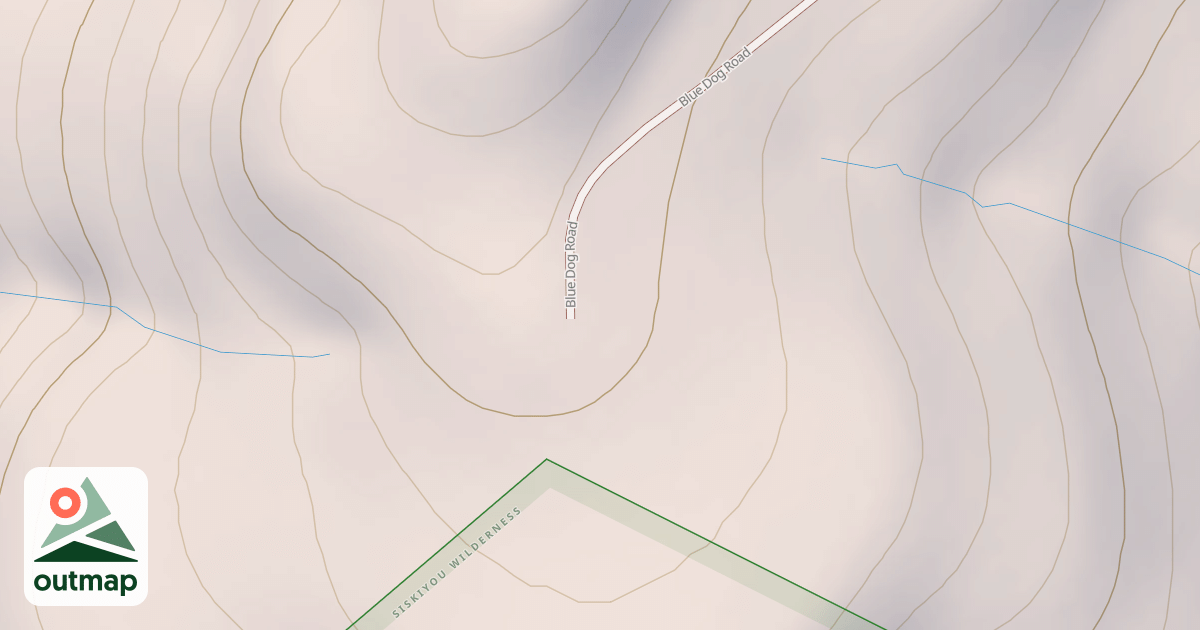 Map of BLUE DOG