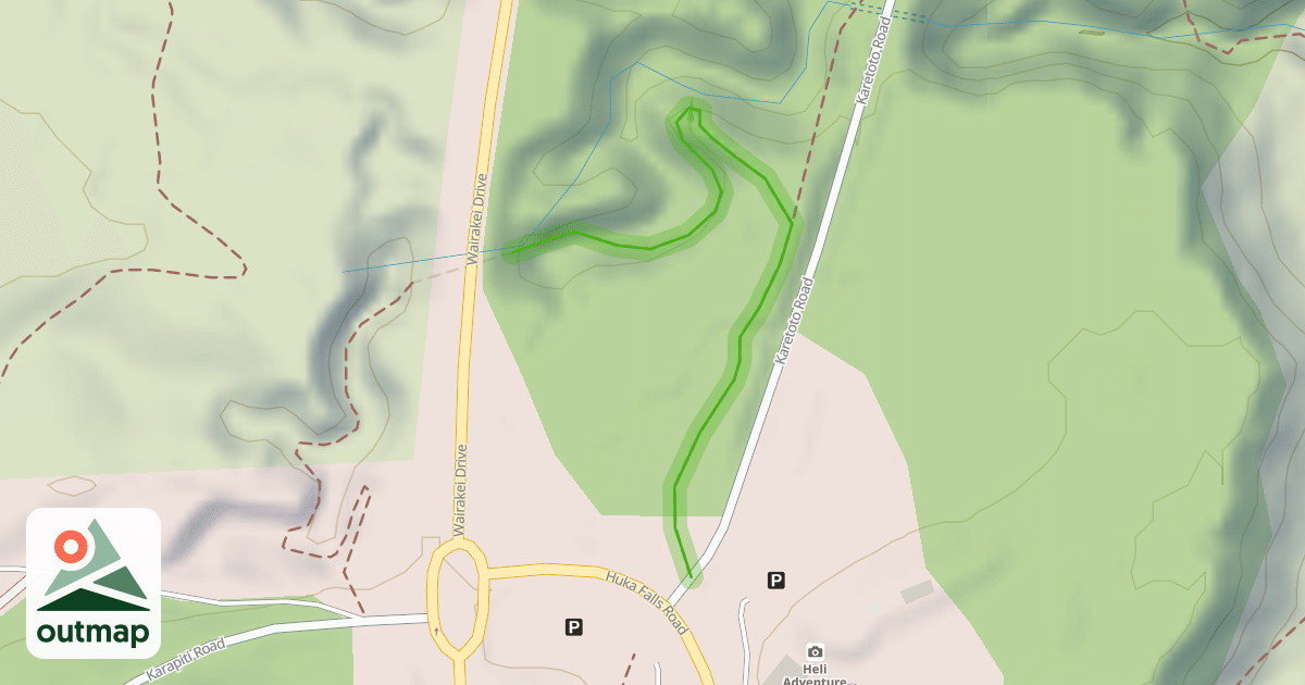 Map of Tunnel Track
