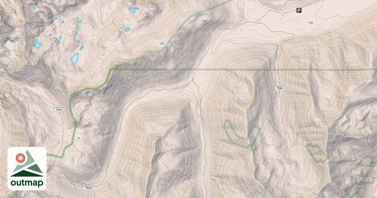 Map of ALTURAS LAKE-MATTINGLY