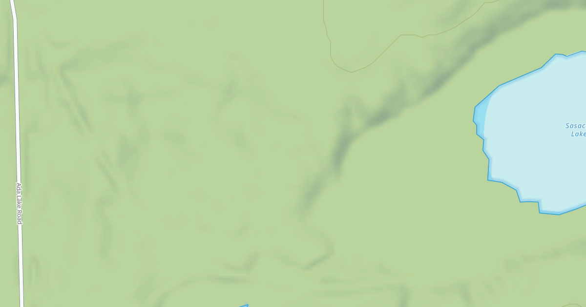Map preview of SASACAT LAKE ROAD
