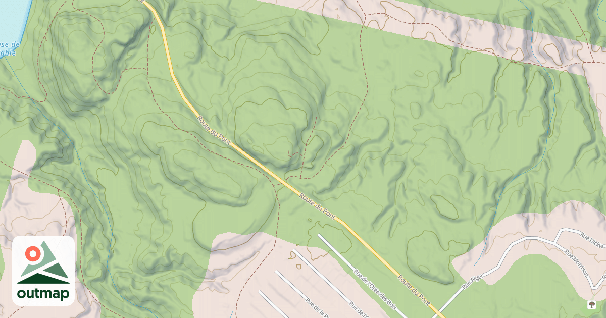 Map of Saguenay Quad Trails 106