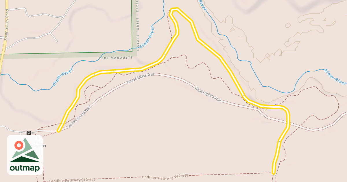 Map of Cadillac Pathway (#7-#1)