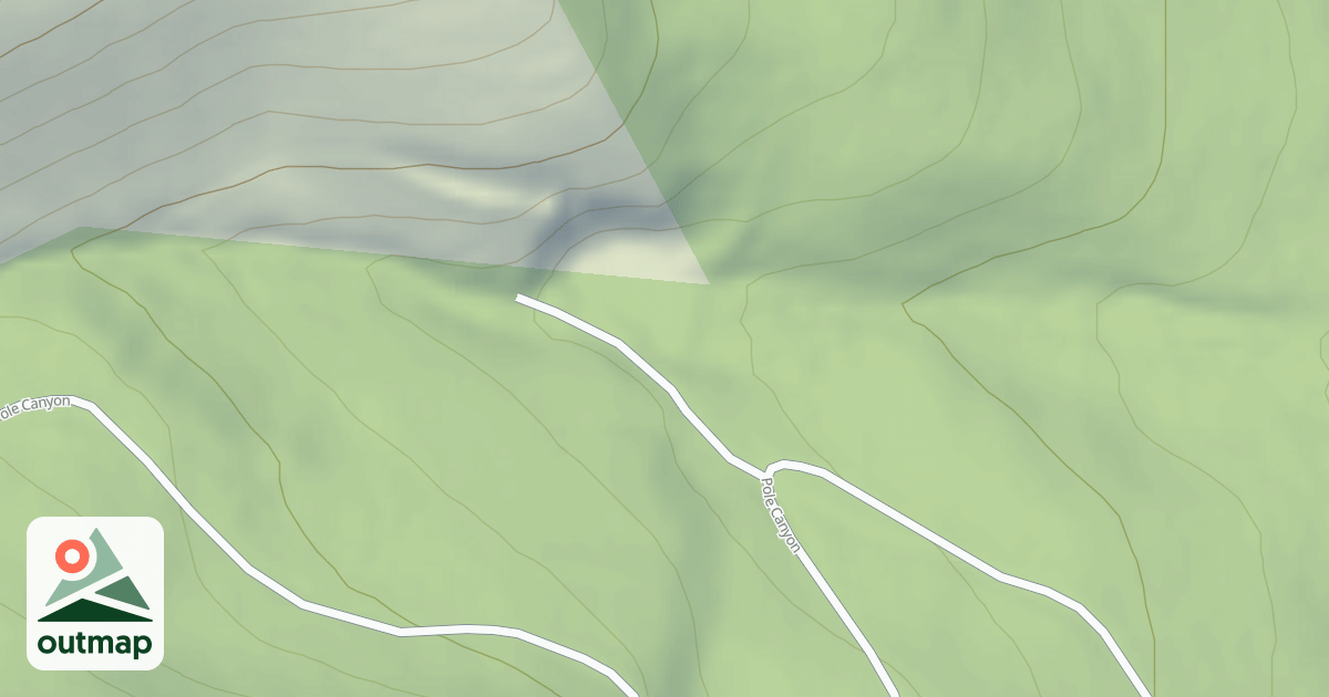 Map of POLE CANYON GRAVEL SOURCE