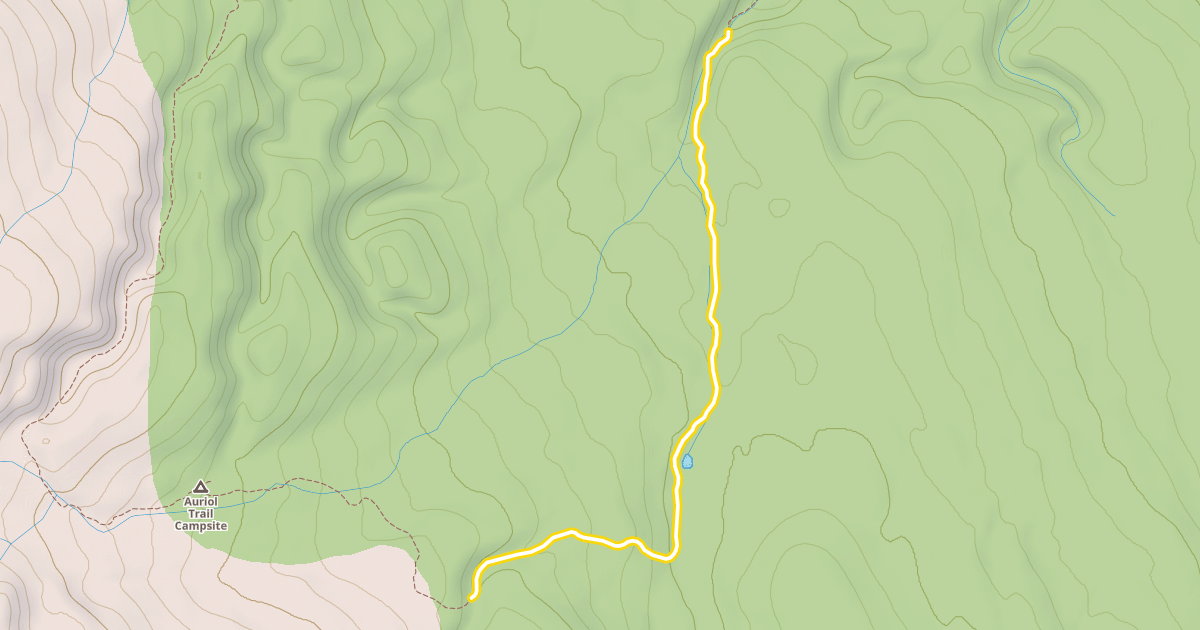 Map preview of Auriol Trail