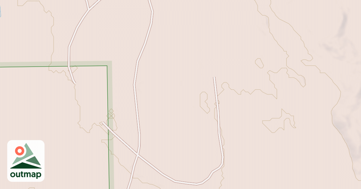 Map of BISHOP LAKE SPUR CB
