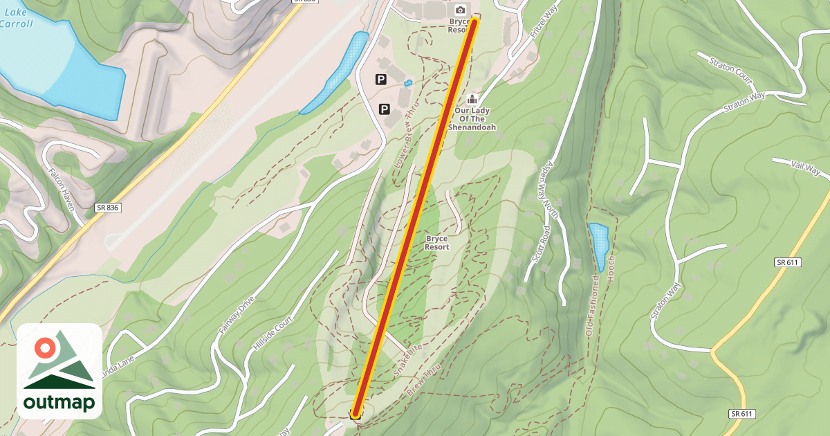 Map of Chairlift #2