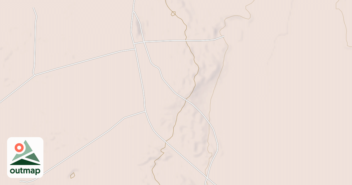 Map of Hackberry Trail System - Connector Trail
