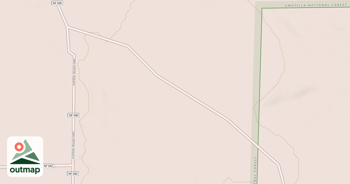Map of USFS National Forest System Roads {426D1D13-FBCE-4736-98BA-C46AA7A84807}