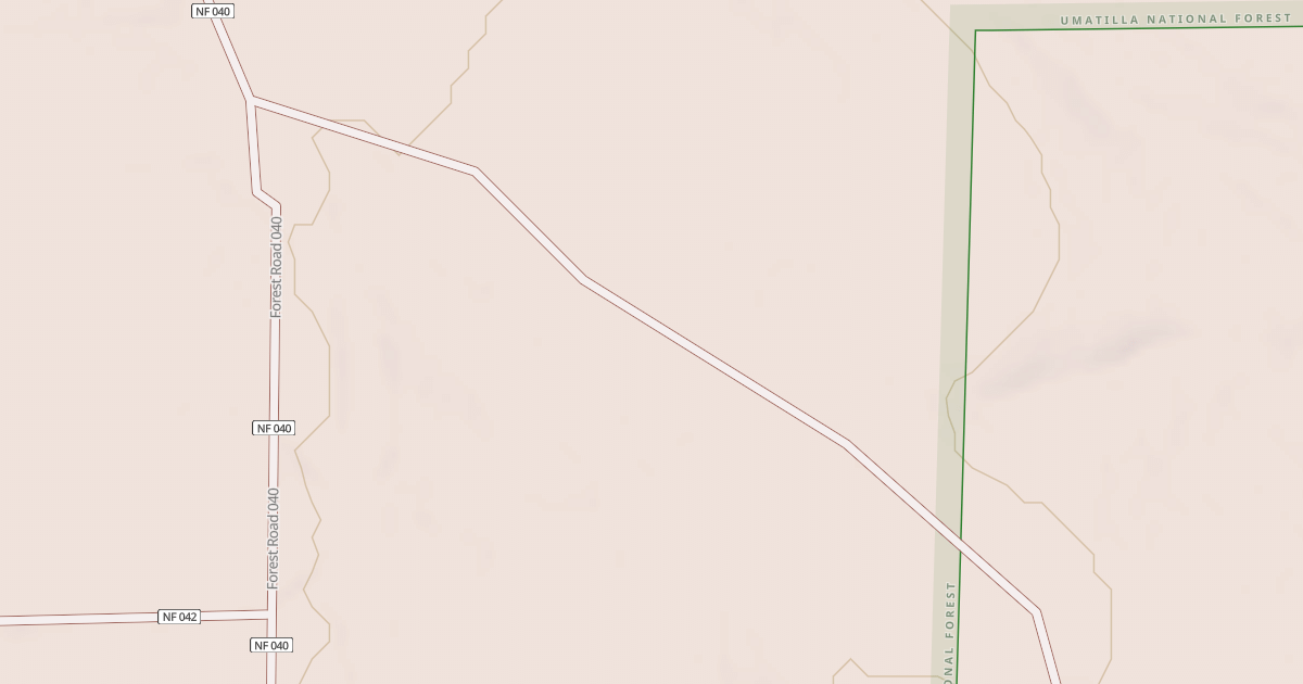 Map preview of USFS National Forest System Roads {426D1D13-FBCE-4736-98BA-C46AA7A84807}