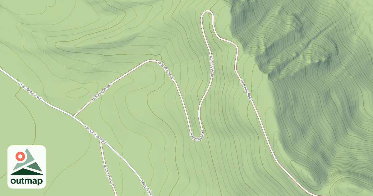 Map of HI SPRING