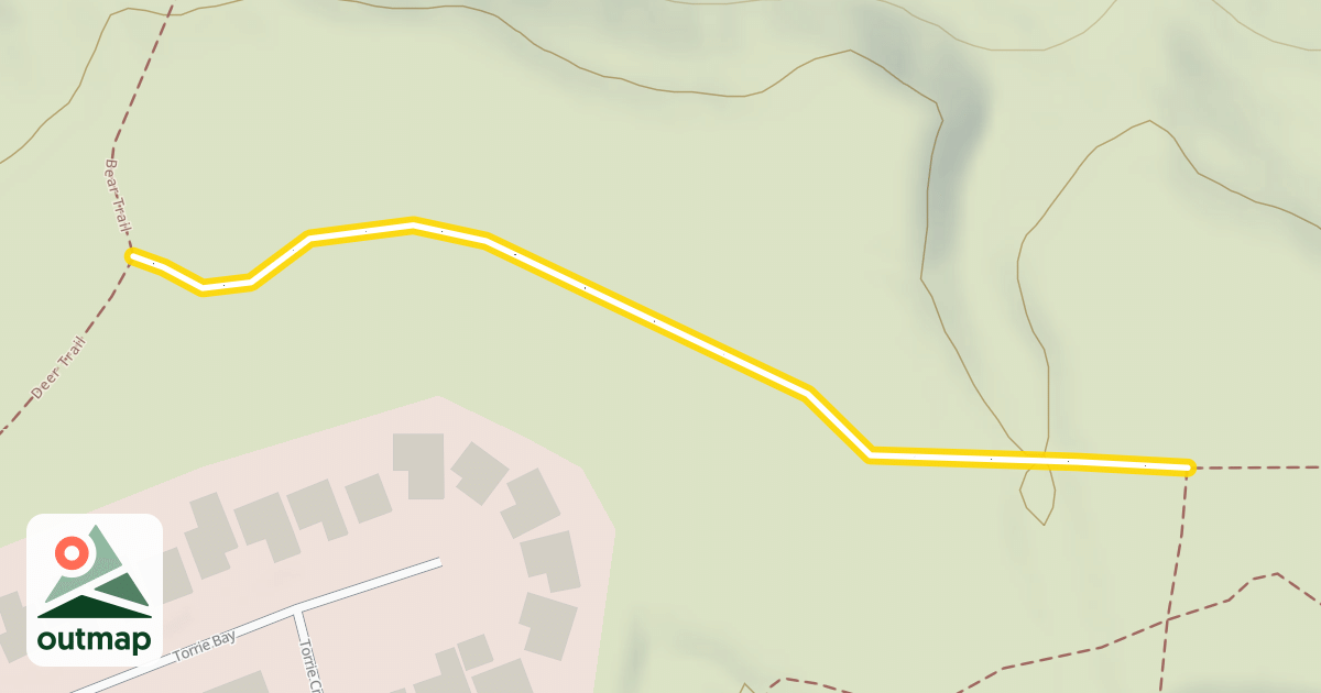Map of Arctic Winter Games Trail