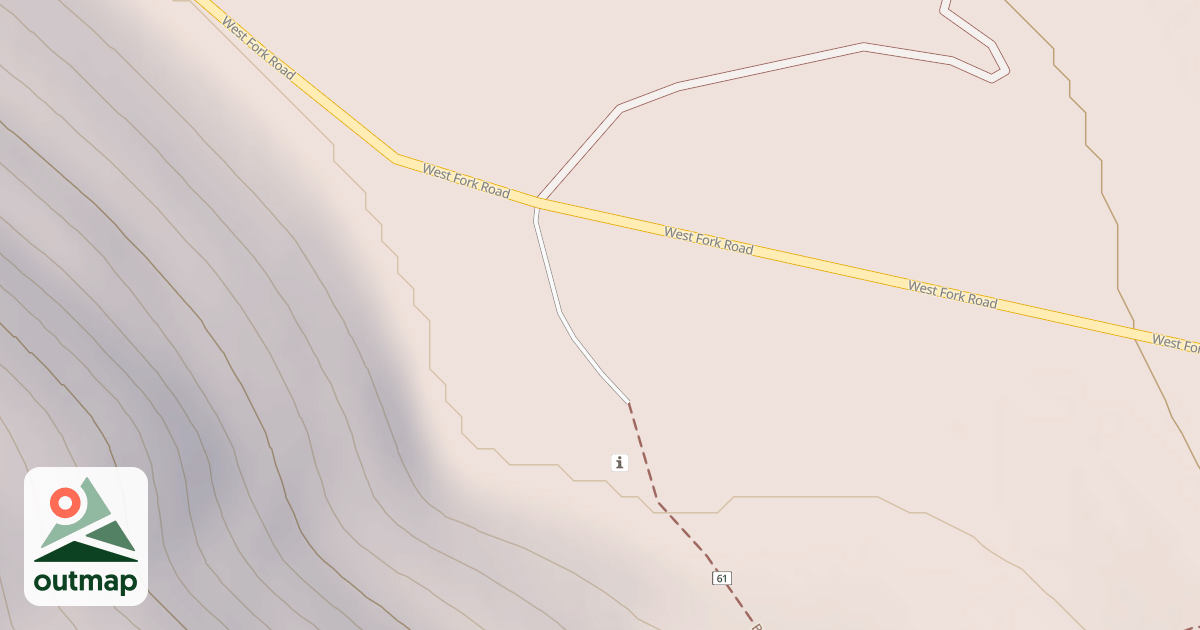 Map of BASIN TRAILHEAD
