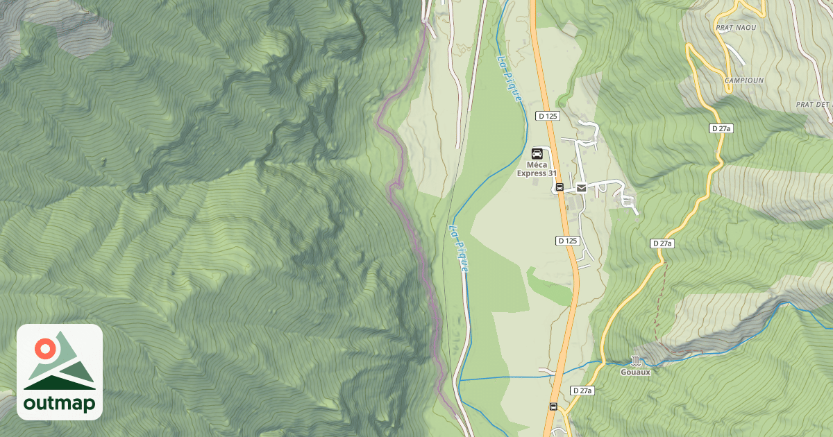 Map of Chemin des Cavaliers