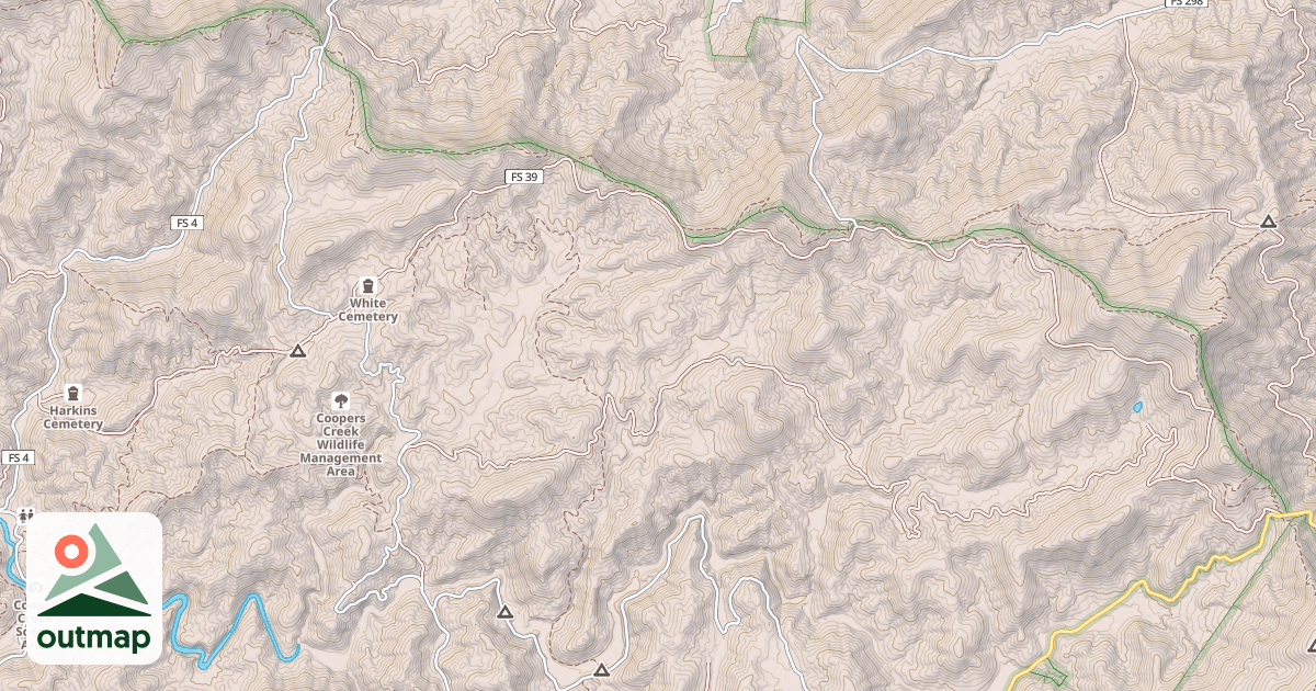 Map of DUNCAN RIDGE