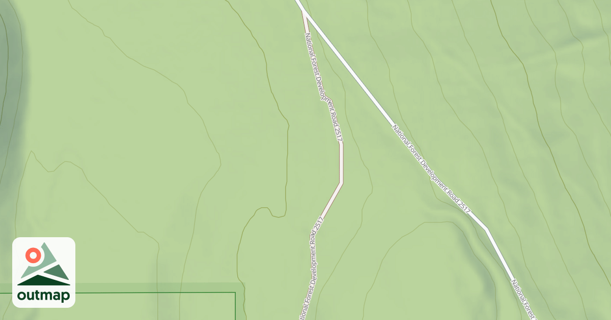 Map of COPPER FALLS K