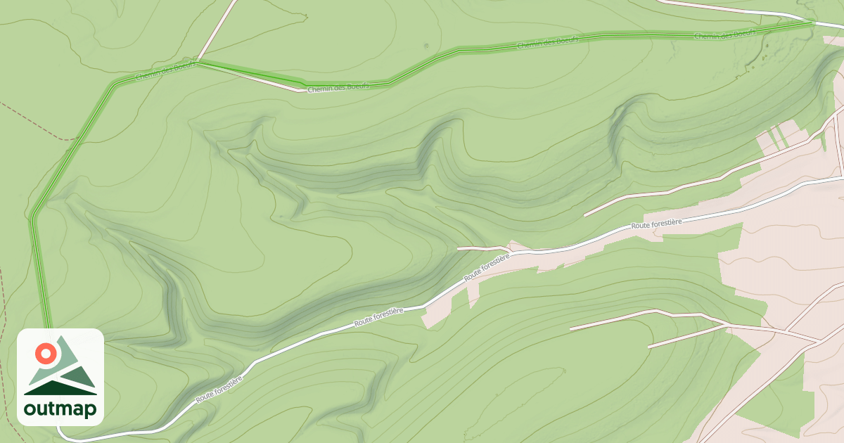Map of Chemin des Boeufs