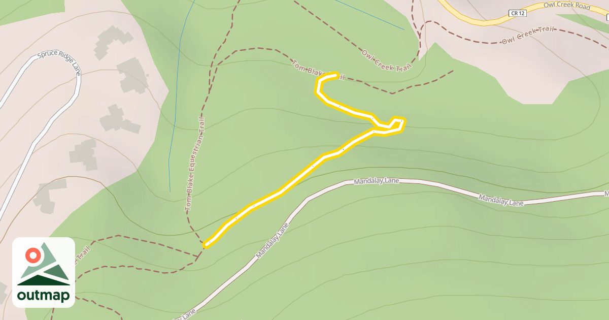 Map of Tom Blake Trail