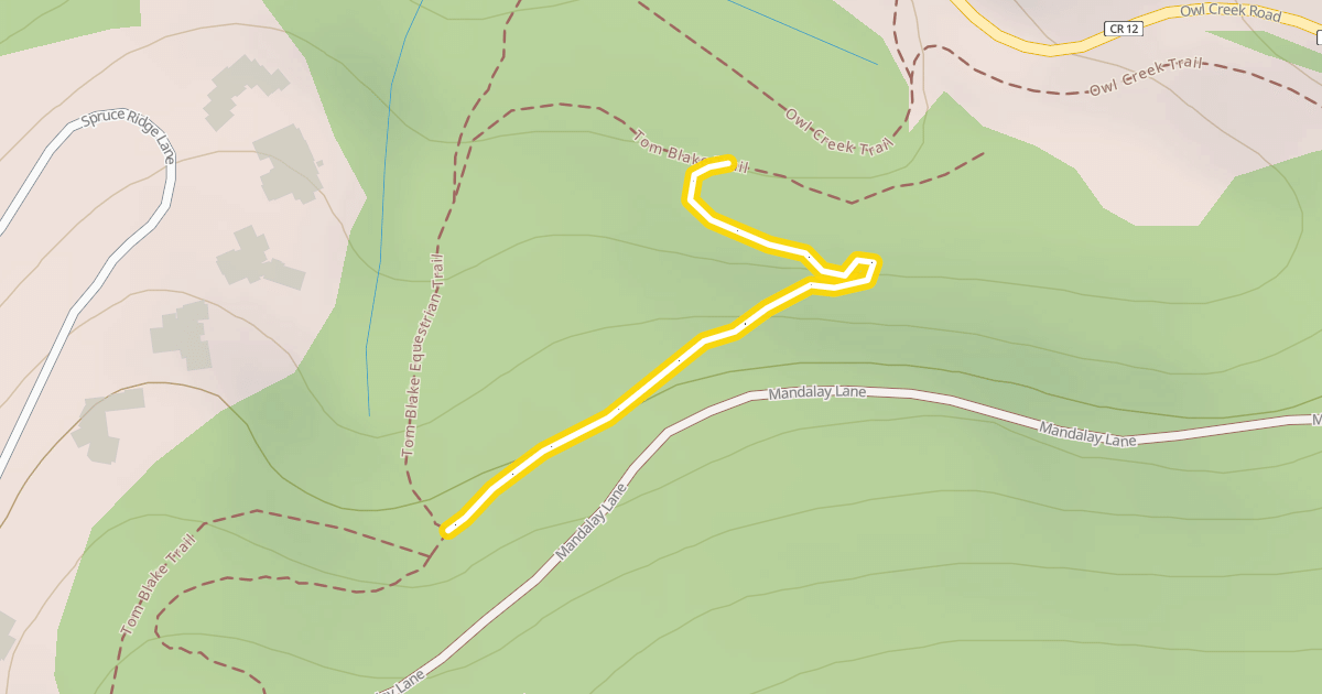 Map preview of Tom Blake Trail