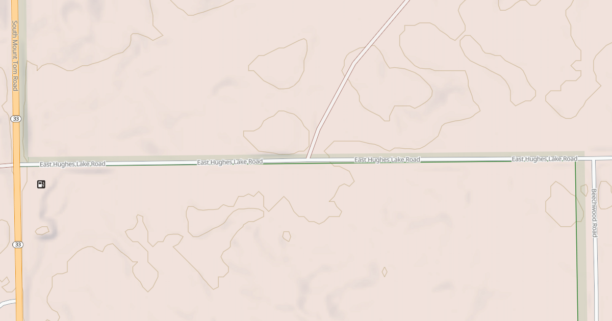 Map preview of E. HUGHES LAKE