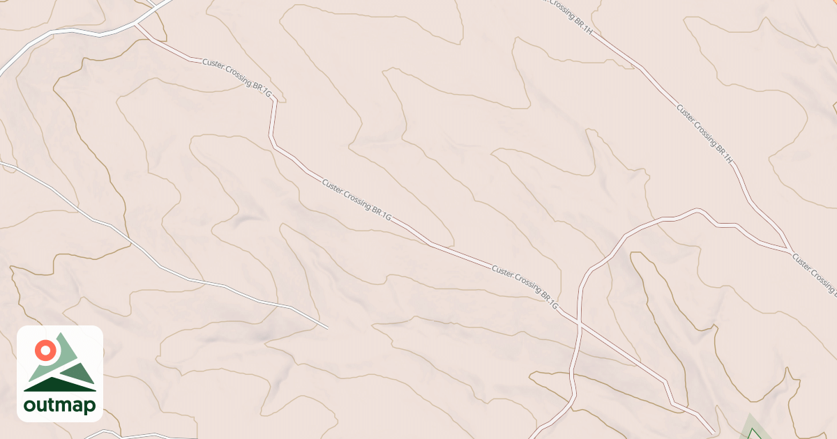 Map of CUSTER CROSSING BR 1G