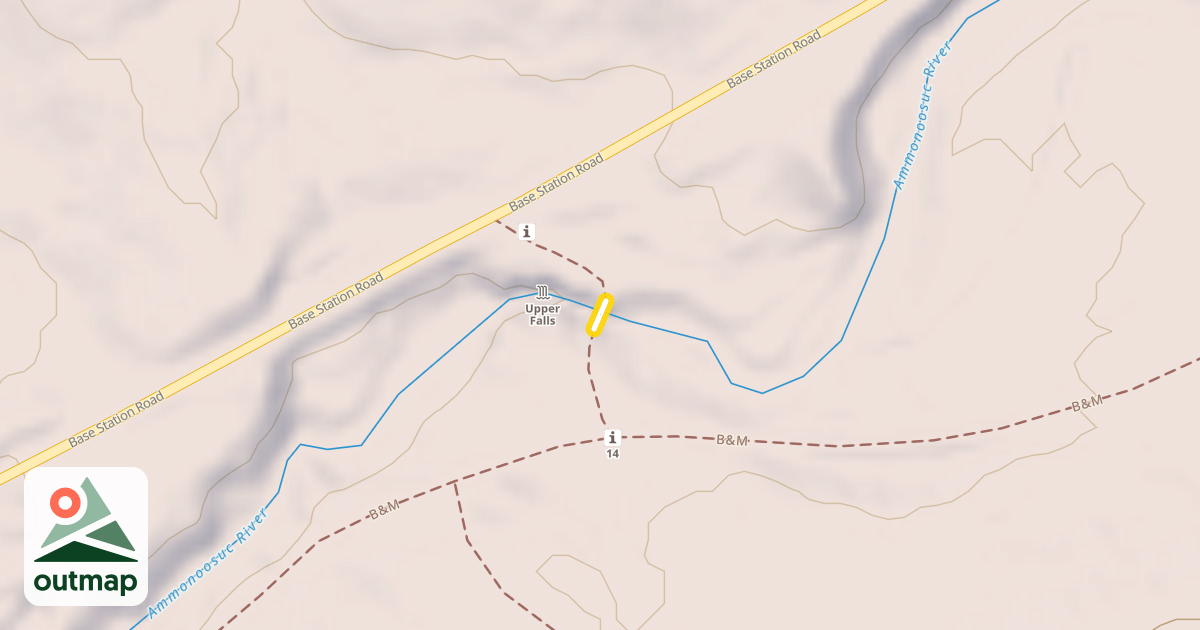 Map of Upper Falls