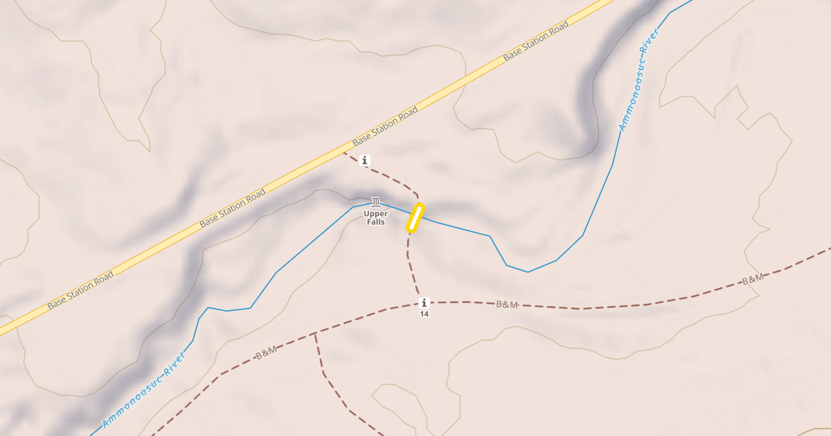 Map preview of Upper Falls