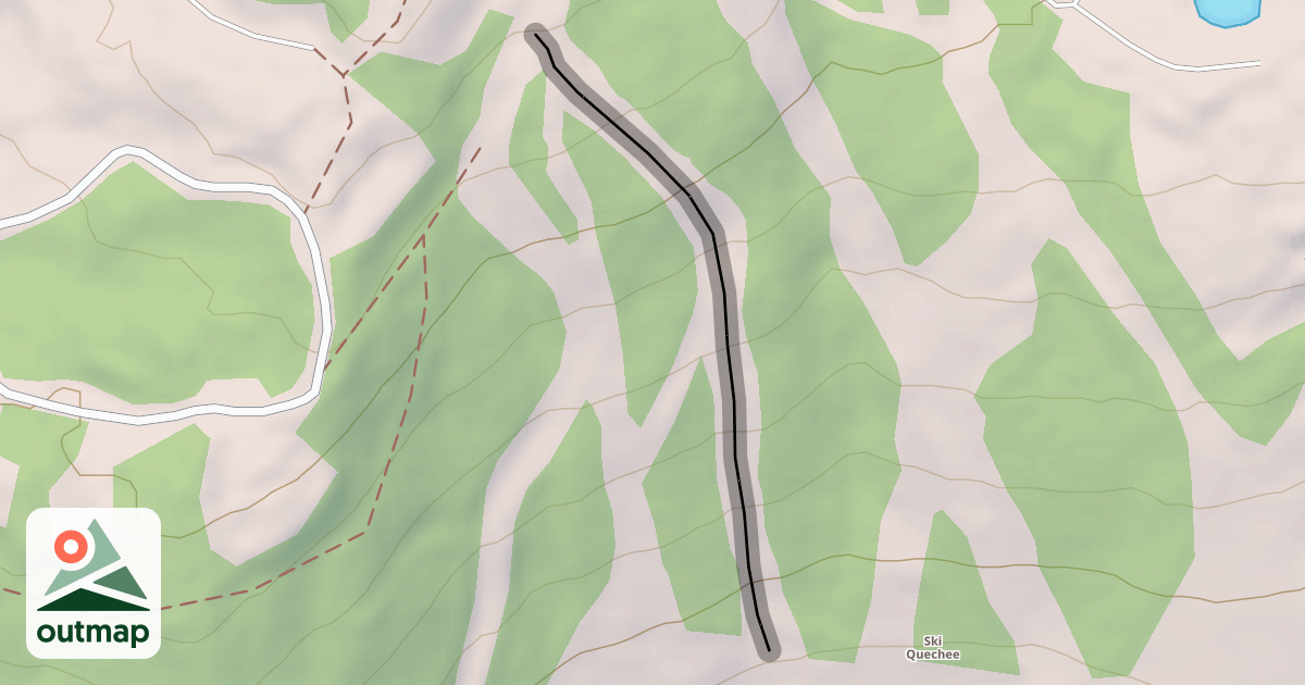 Map of Dewey's Drop