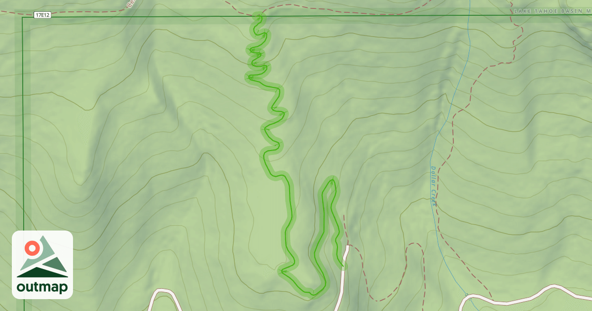 Map of Lakeview Ridge Trail