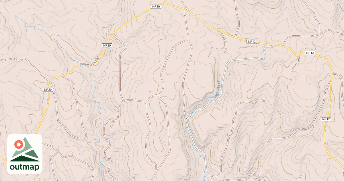 Map of USFS Motor Vehicle Use Map Roads {EB01CEB3-158A-4692-BD42-D8DE11D50433}