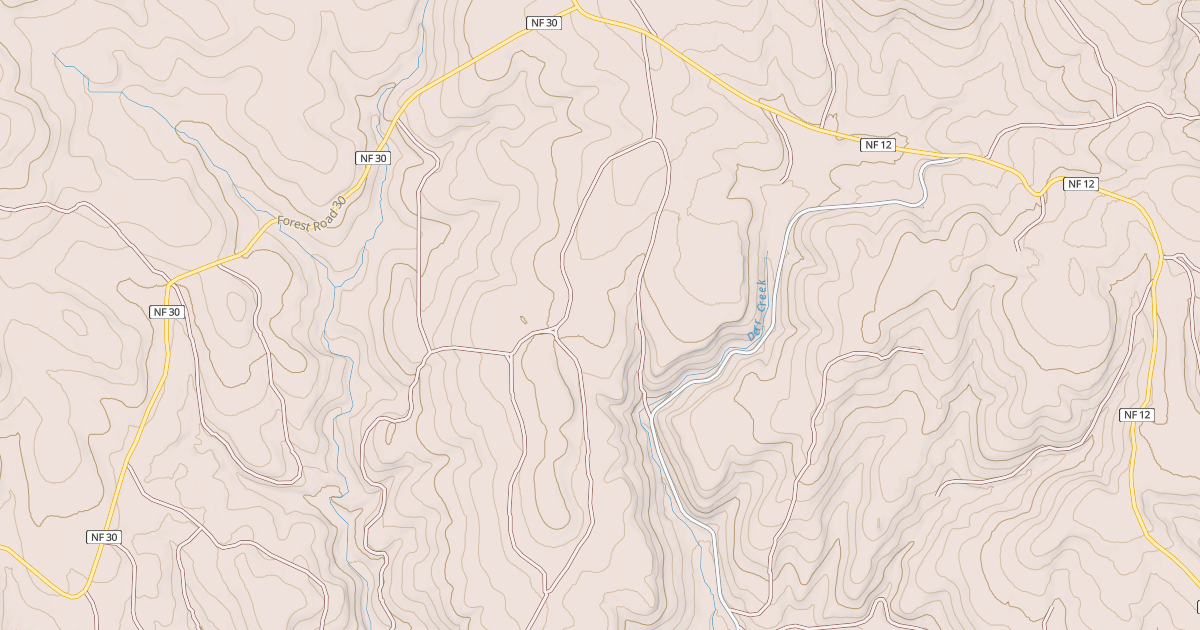 Map preview of USFS Motor Vehicle Use Map Roads {EB01CEB3-158A-4692-BD42-D8DE11D50433}