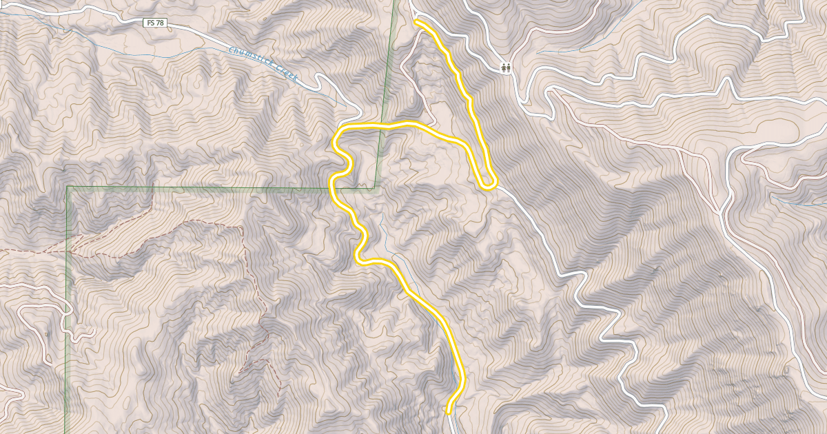Map preview of Forest Road 7520